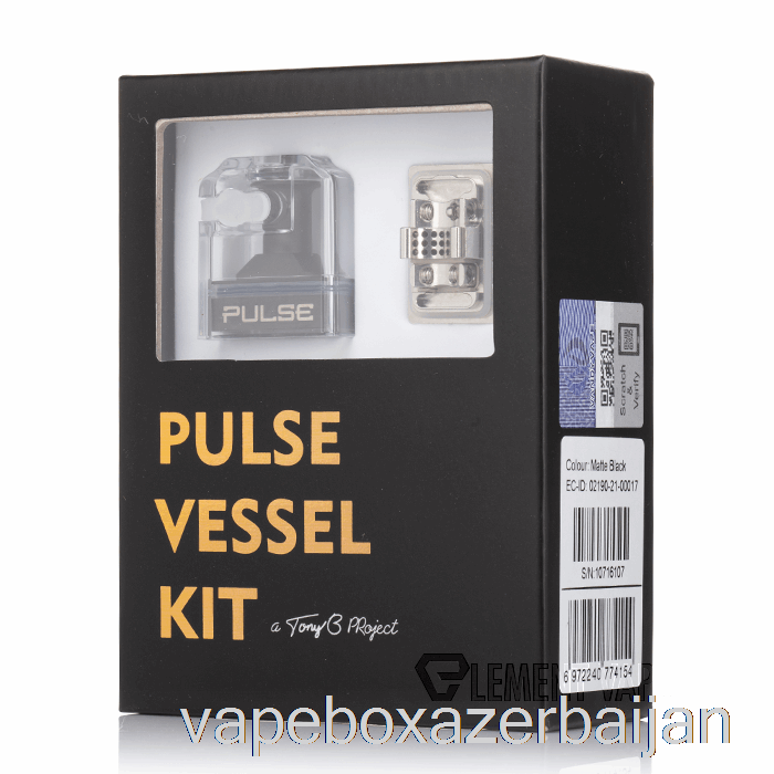 Vape Box Azerbaijan Vandy Vape PULSE AIO VESSEL Kit Stainless Steel